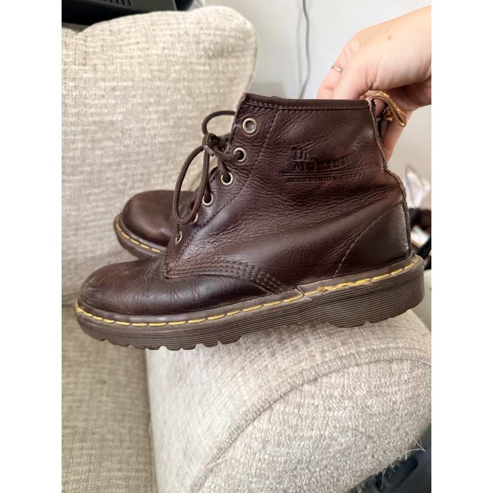 Dr. Martens CRAZY HORSE 1460 8 Eye Combat Boots Women's US 7 UK 5 Brown